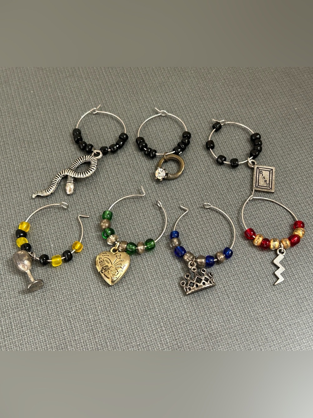 Harry Potter Inspired Horcrux Wine Charms